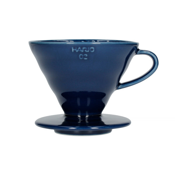 Hario V60-02 Ceramic Dripper Indigo + 40 Filters