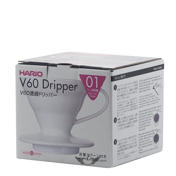 Hario V60-1 Ceramic dripper white