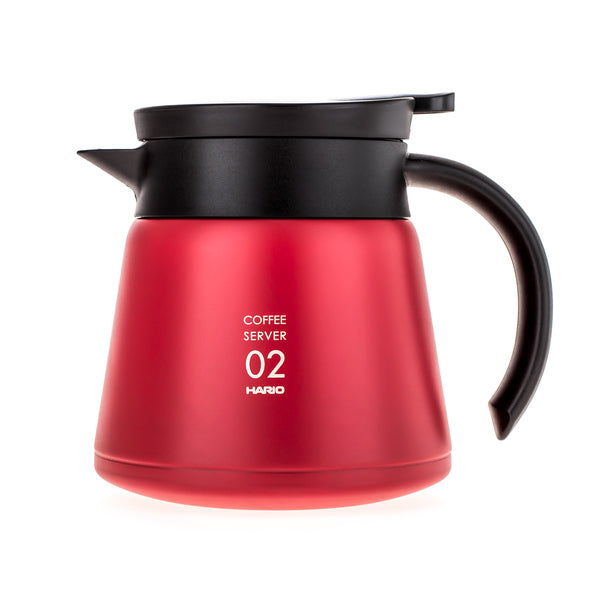 Hario Insulated Stainless Steel Server V60-02 red