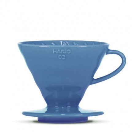 Hario V60-02 Ceramic Dripper Blue + 40 Filters