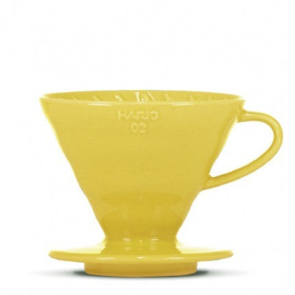 Hario V60-02 Ceramic Dripper Yellow + 40 Filters